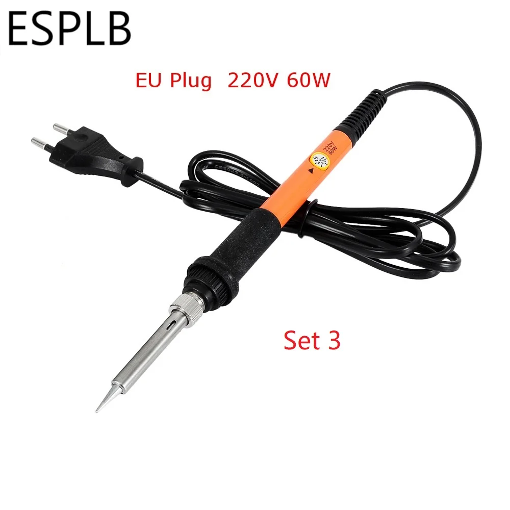 110V//220V 60W Adjustable Electric Temperature Welding Soldering Iron Tool US EU