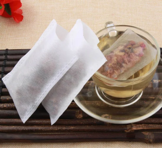  Non-woven Fabrics Heat Sealing Empty Tea Bags for Tea Pot Tisanes Relish Teabags Filtering Herb Loose Tea 