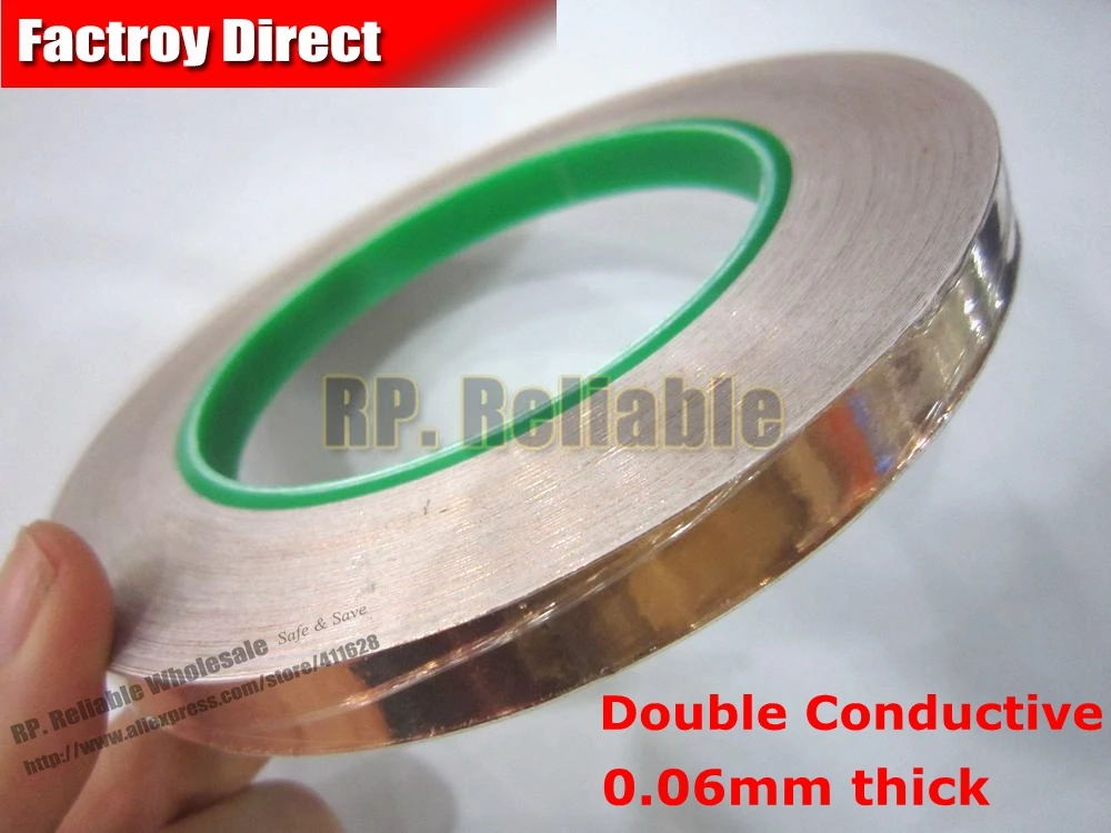 (8mm*30M*0.06mm Thick), Electrostatic Shielding Copper Foil Tape