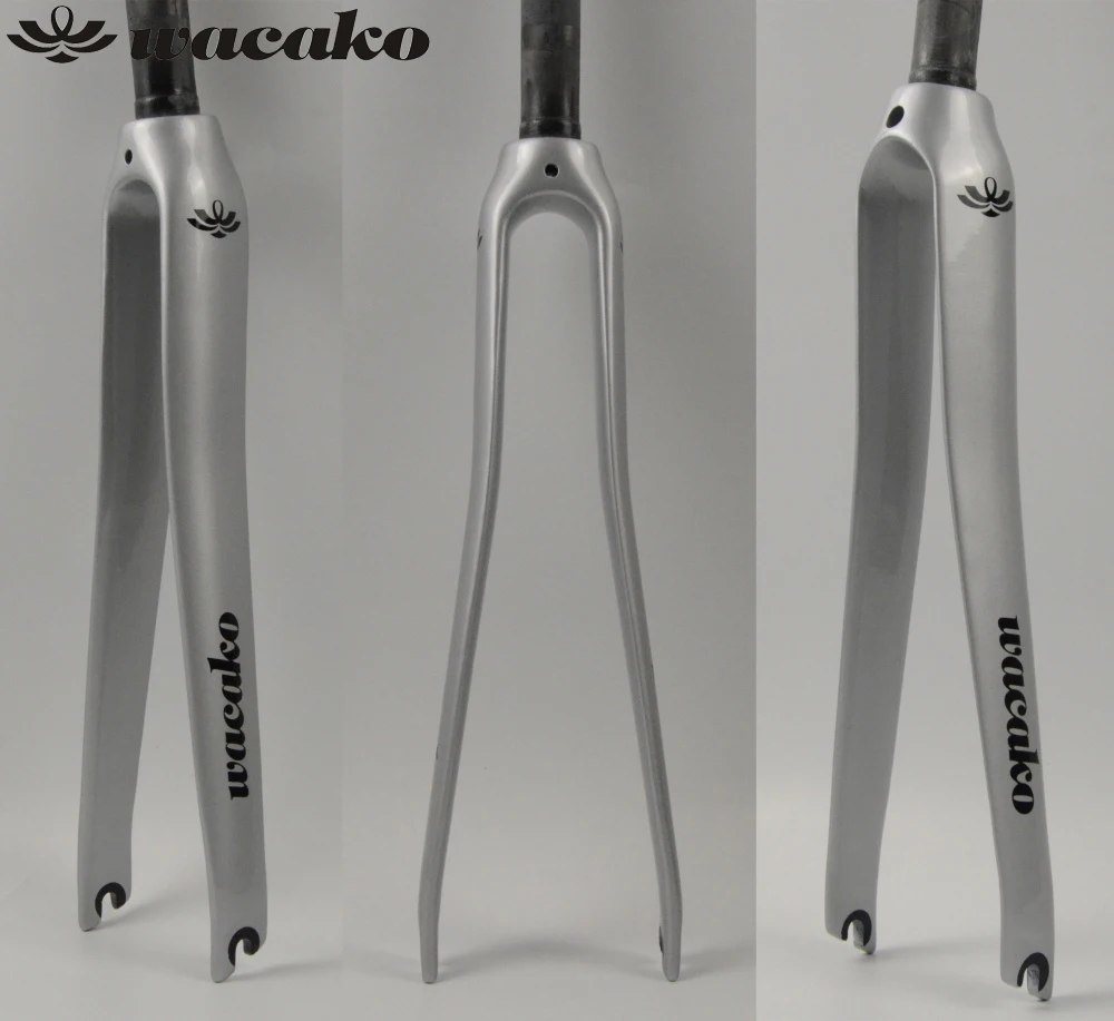 

Wacako Fork New Carbon Cycle Style Fork One -1 /8 700c 367g Fork Of The Road Bike Accessories