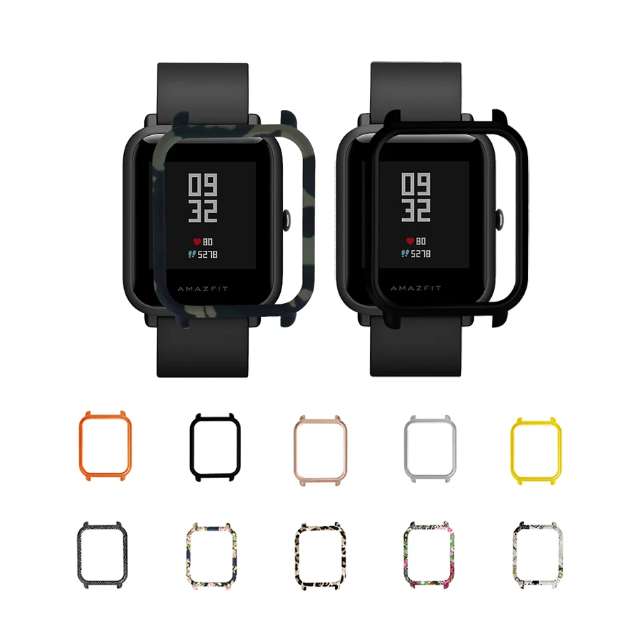 Защитный чехол для Xiaomi Amazfit Bip BIT Lite Youth Smart Watch с цветной рамкой из