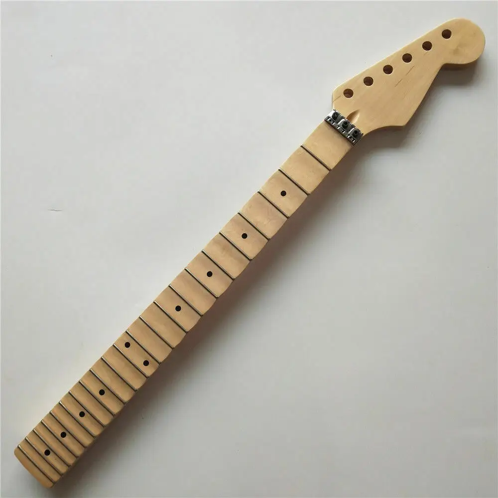New Full Scalloped Guitar Neck Replacement 22 Fret Maple St Style Floyd