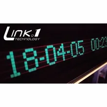 LINK1 9608 VFD часы Музыка Аудио VU метр аудио спектр чпу цельный литой алюминиевый shellt регулируемый светильник скорость с AGC
