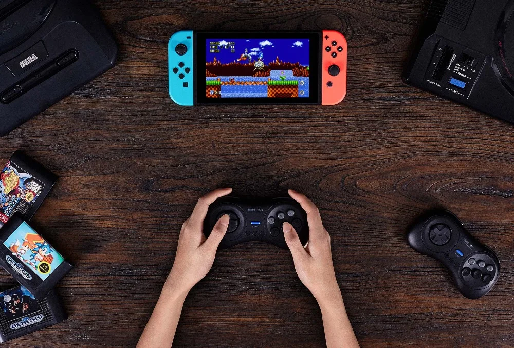

NEW 8BitDo M30 Bluetooth Gamepad for Sega Genesis Mega Drive Style for Nintendo Switch
