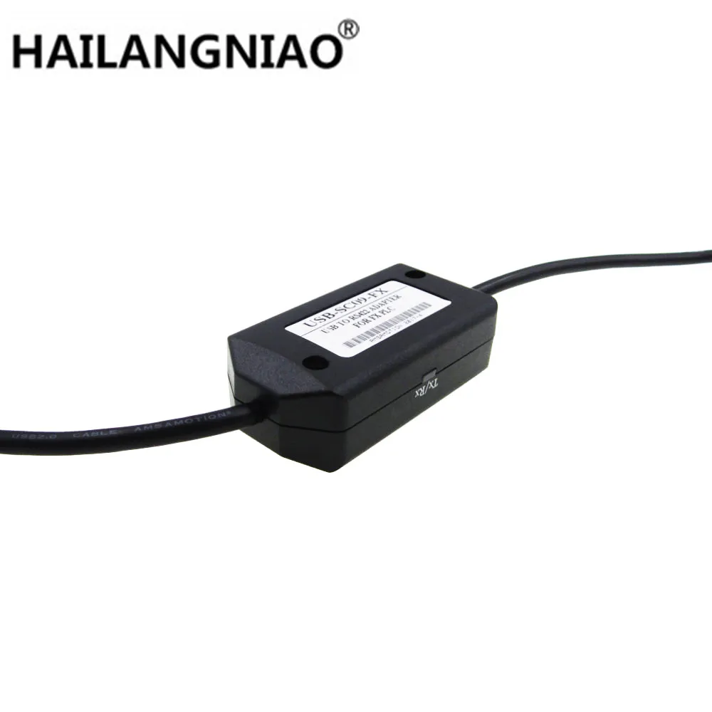Для FX1N FX2N FX1S FX3U серии PLC Кабель для программирования USB SC09 FX загрузки Кабели к RS422