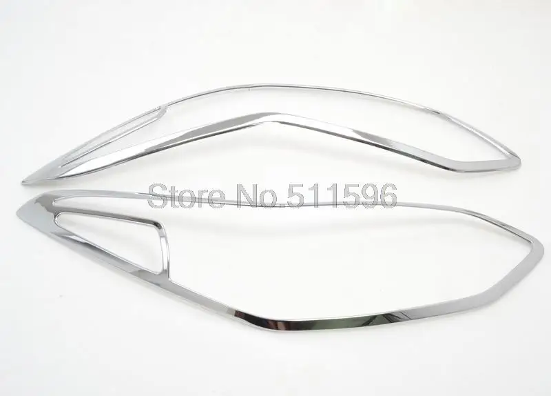 Front Headlight Lamp Cover Trim Exterior Parts For KIA Sportage 2016 2017 ABS Chromed headlight cover trim 2pcs per set Front Headlight Lamp Cover Trim Exterior Parts For KIA Sportage 2016 2017 ABS Chromed headlight cover trim 2pcs per set