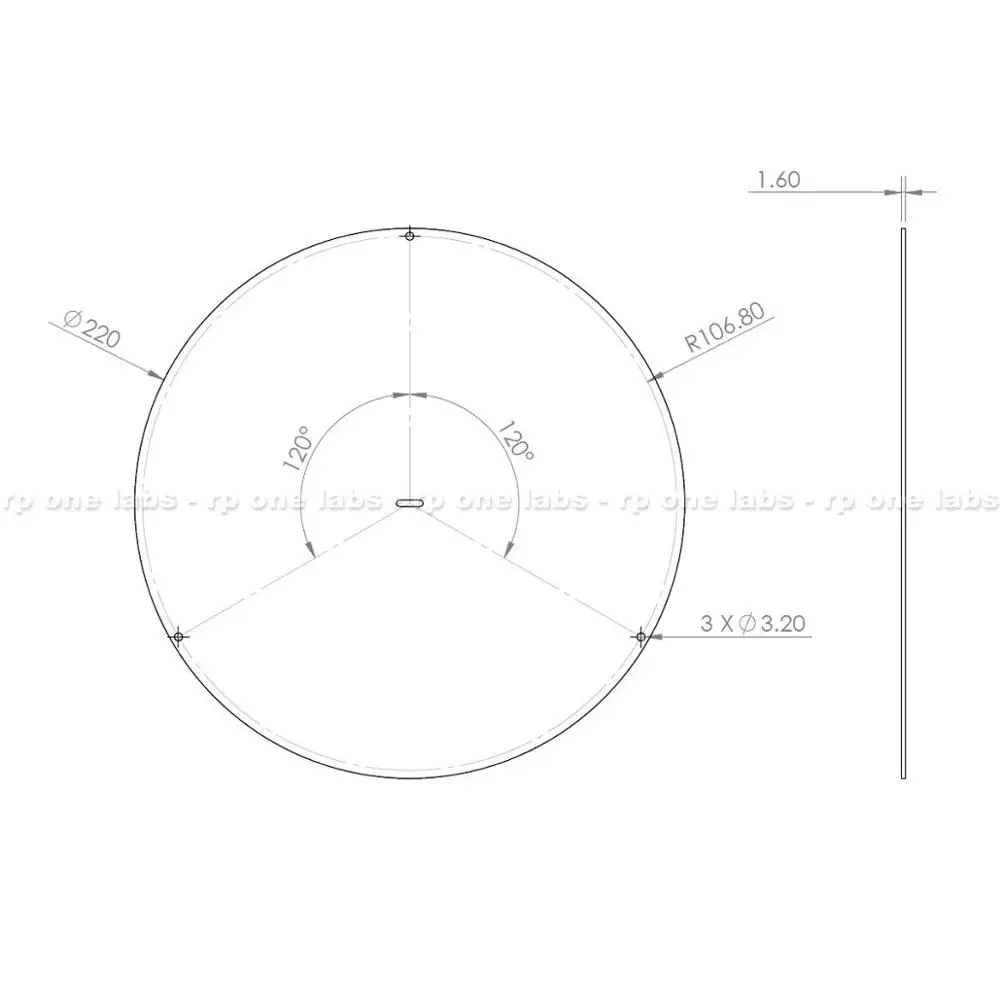  Swmaker mk2y runde erhitzt bett pcb delta reprap 3d drucker kossel rostock 12 v 220mm dia