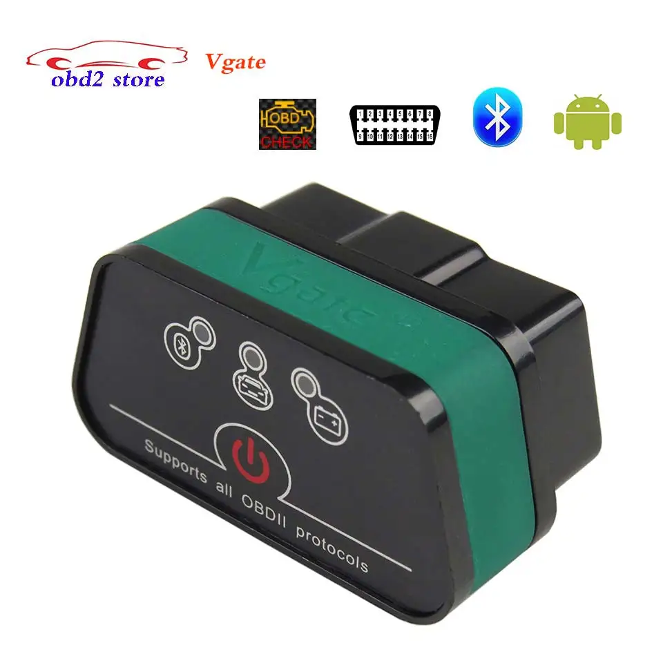 Vgate iCar2 elm327 Bluetooth OBDII OBD2 Car Diagnostic-tool iCar 2 Elm 327 OBD 2 ii Scanner for Android PC Auto Diagnostic tool tomtop mini v1 5 obd2 bluetooth interface auto viecar 2 0 car scanner diagnostic tool for android
