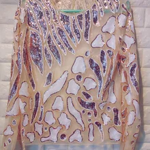 По Заводской Цене Бисероплетение блестками пуловер рубашка женские сексуальные вечерние шикарные футболки