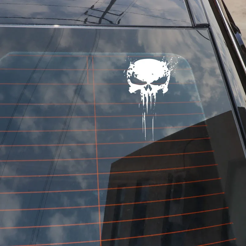 Punisher наклейка на капот