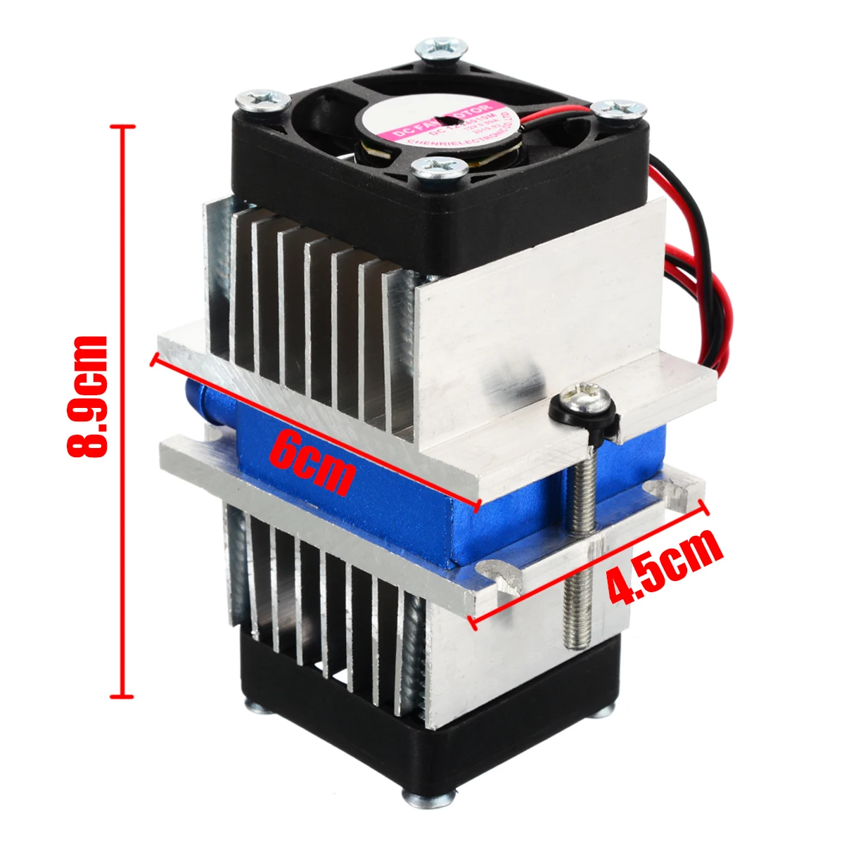 1Pcs Thermoelectric Refrigeration Cooling System DIY Kit Thermoelectric Cooler Refrigeration Cooling System with Fan