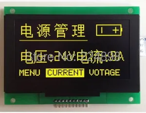 

2.7 inch 10PIN Yellow OLED Module SSD1325 Drive IC 128*64 SPI Interface 3.3V