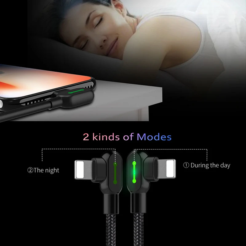 MCDODO Cable USB para iPhone X XS X MAX XR 8 7 6 5 6 s 6 S plus Cable de carga rápida cable cargador de teléfono móvil Cable Usb Cable de datos
