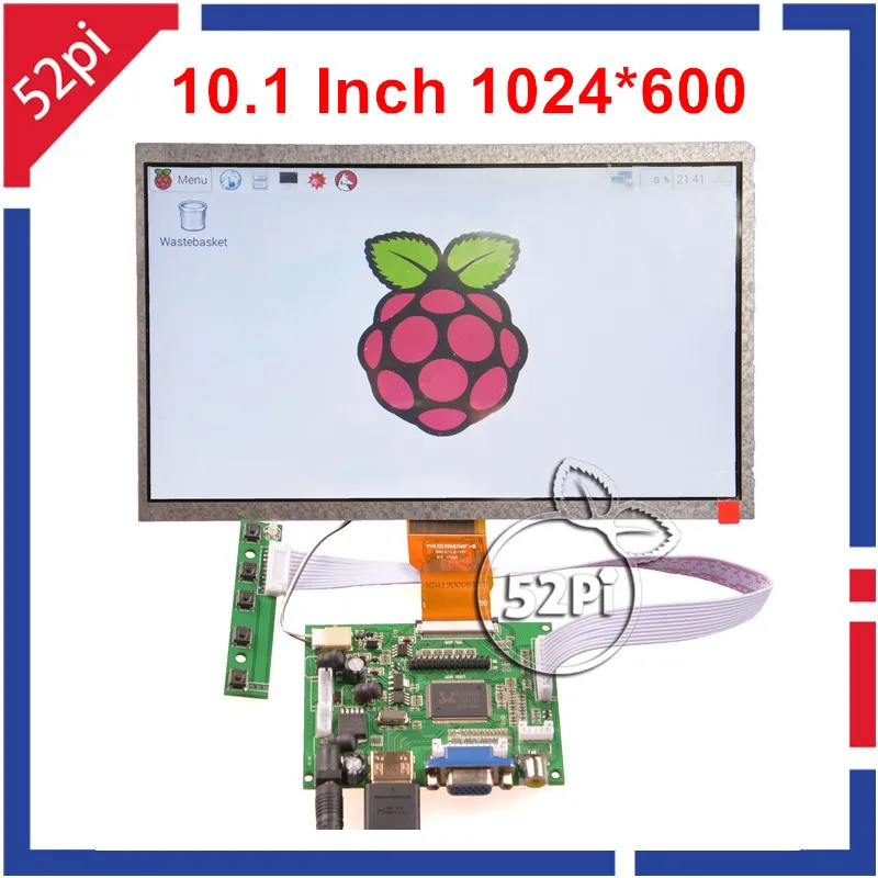 Prix pour 10.1 Pouce 1024*600 Écran lcd HDMI Moniteur TFT Écran (HDMI + VGA + 2AV) pour Framboise Pi 3/2 Modèle B/B + Prix pour 10.1 Pouce 1024*600 Écran lcd HDMI Moniteur TFT Écran (HDMI + VGA + 2AV) pour Framboise Pi 3/2 Modèle B/B +