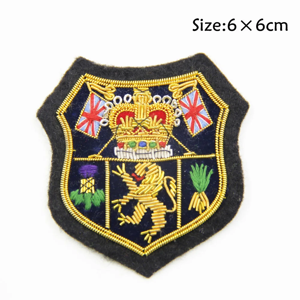 1 Piece Of Badge India Silk Patches Applique Cloth DIY Sewing & Iron on