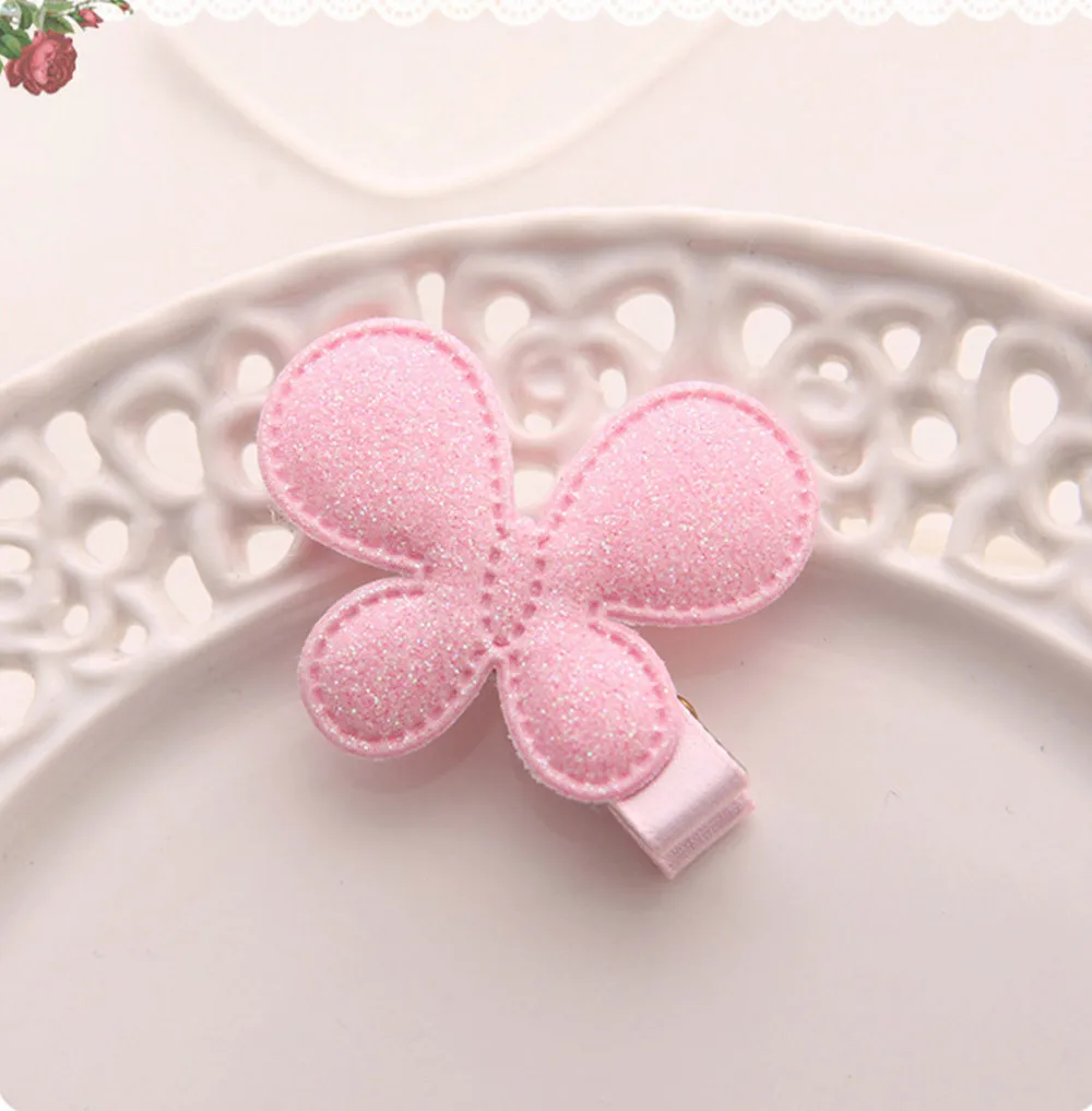 Girls Hair Pin Baby Kids Girls Children Shiny Princess Sequins Star Heart Butterfly Hair Clip Hair Accessories For Girls Gift