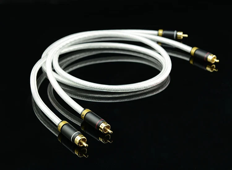MPS M-4 High End 2 RCA to 2 RCA Audio cable 6N OFC