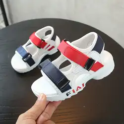Детские удобные сандалии 2019 лето новый мальчик пляжные туфли для девочек детские повседневные сандалии детские модные спортивные