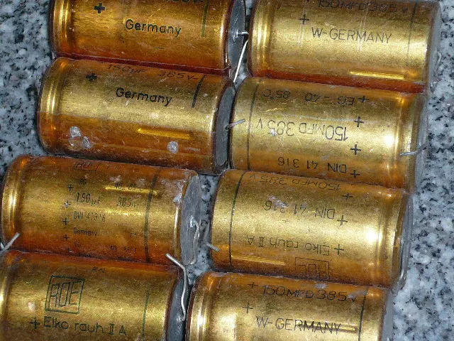 

[SA]ROE German DIN 41316 series class gold enthusiast 150UF385V mill--10pcs/lot