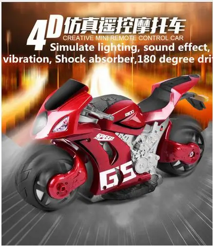 

BIG rc Electronic car A6 4D Gravity induction Rechargeable Sandy Beach Cross Country car RC Remote Control Motorcycle Toy Cars