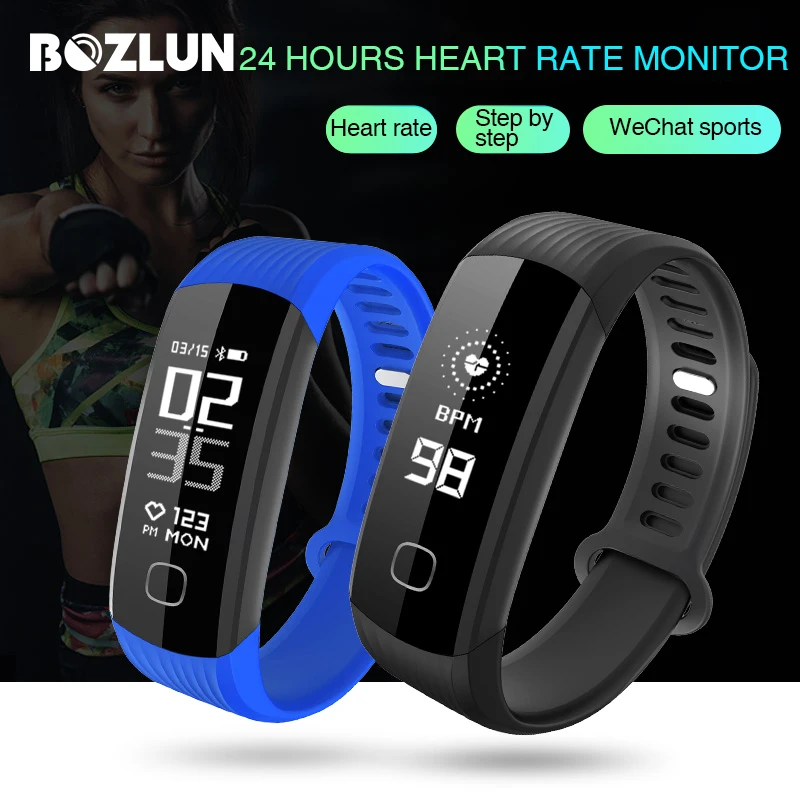 Bozlun B21 смарт браслет Для мужчин женщин Alarm Tracker hearrate Bluetooth Калорий Фитнес здоровый