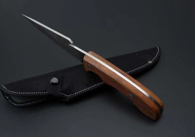Открытый спасательный нож 3Cr13Mov лезвие деревянная ручка нож для выживания охоты фиксированный нож EDC Прямые ножи кемпинг режущие инструменты