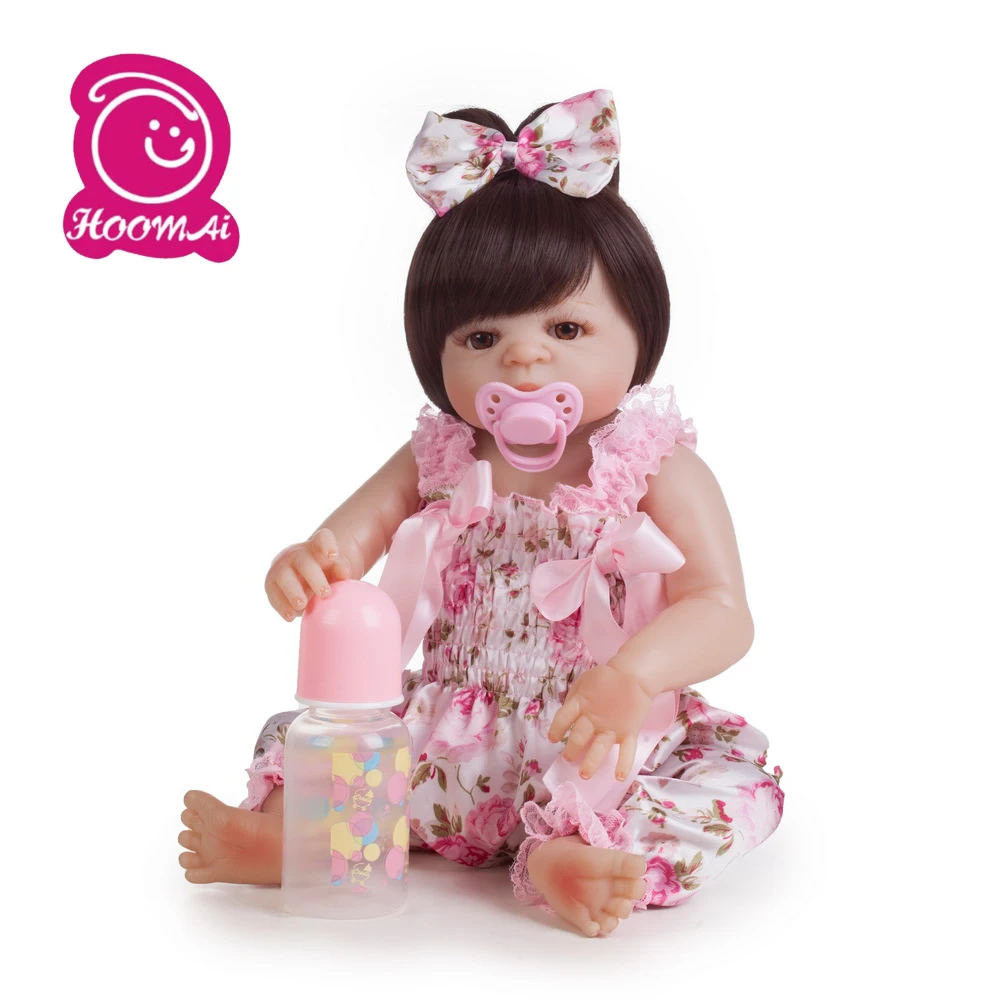 55 см силиконовая кукла Bebes Reborn для всего тела девочка Кукла Baby игрушка ванны