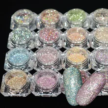21 бутылка для ногтей, наборы блесток, алмазная пудра, блестящая 3D блестка для ногтей, гель для ногтей, сделай сам, украшения, TRBG01-26