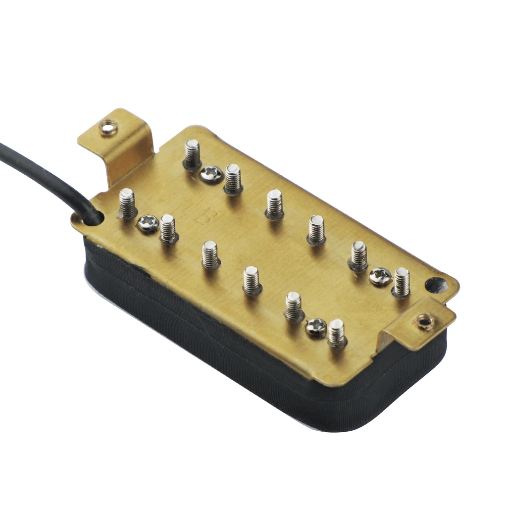 FLEOR белый мост двойная катушка Humbucker электрогитара пикап керамический магнит и