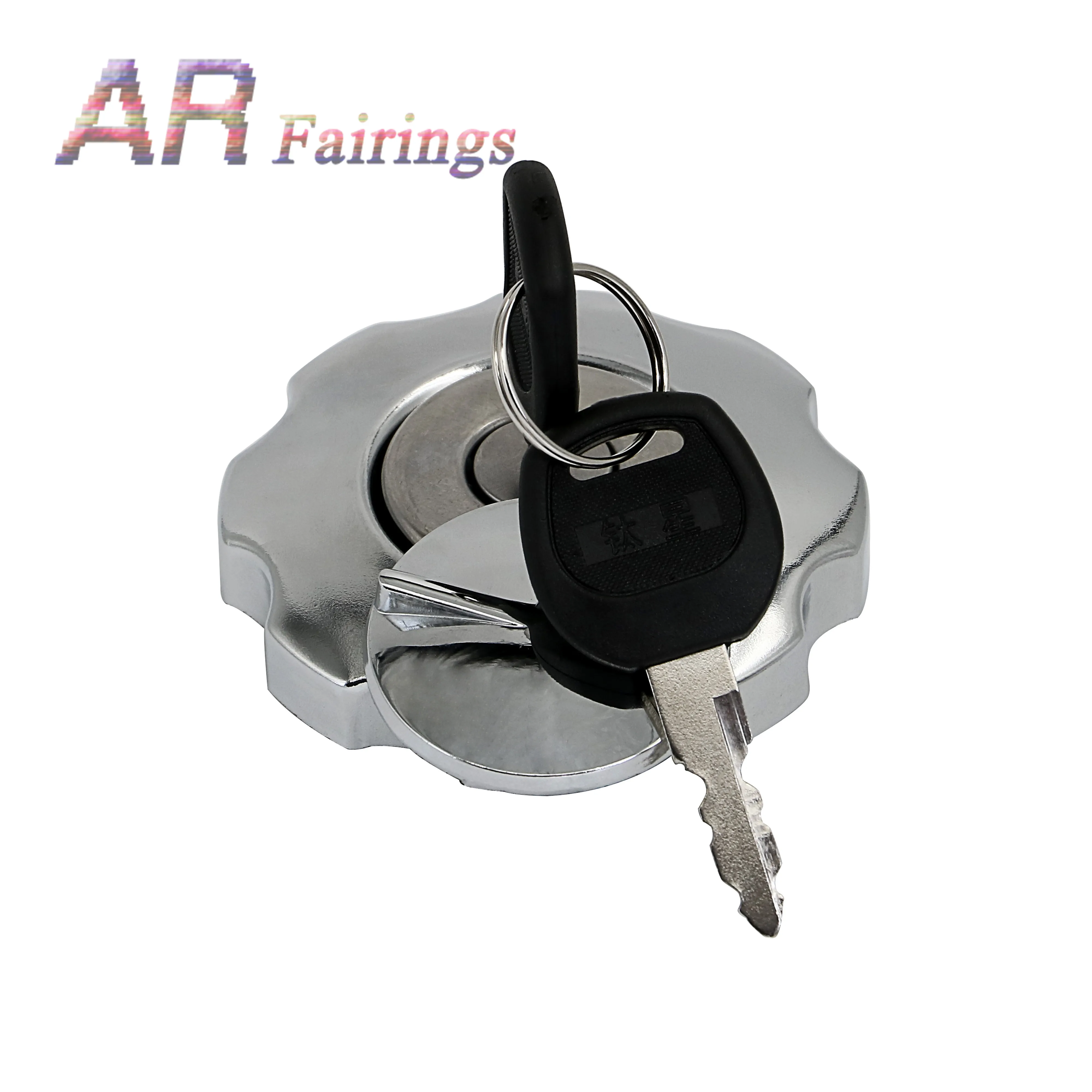 

Motorcycle Fuel Gas Tank Cap Switch Keys Key For HONDA CG125 CB100 CL SL100 CB125 SL125 XL125 Chrome Black
