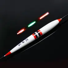 Balsa Wood 240mm Fishing Float LED Electric Float Light Fishing Tackle Luminous Electronic Float without Battery