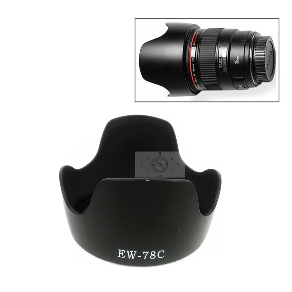 Reversible Petal Flower Lens Hood Screw Mount For Canon DSLR SLR 58mm CB