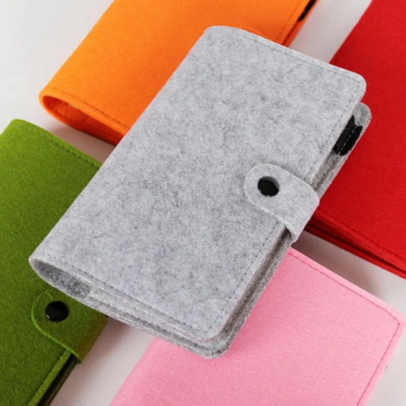 

A5 A6 vintage loose leaf refillable wool felt spiral Weekly Planner notebook filofax memo travel journal diary notepad