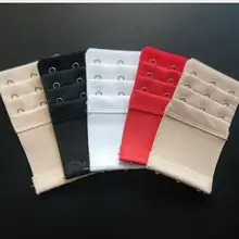 2 шт./3 ряда 3 крючок из нержавеющей стали Стрейч Бюстгальтер удлинитель для белья удлинитель пряжки Регулируемый женский бюстгальтер задняя пряжка