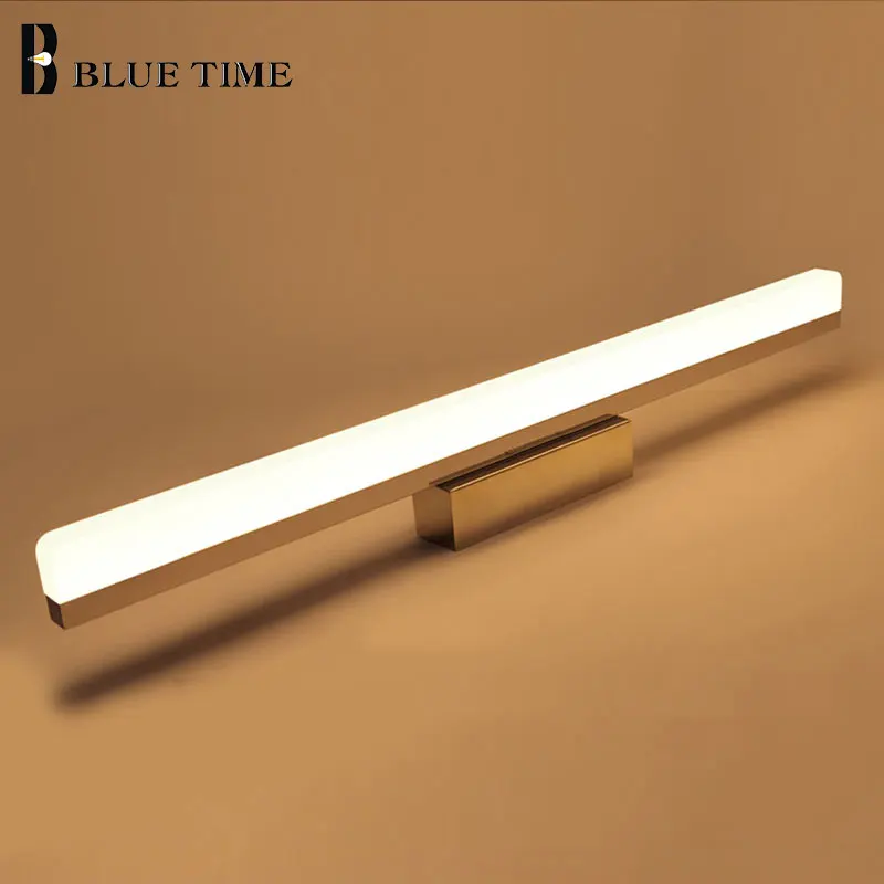 

60 80 100 120CM Large Modern LED Wall Lamps For Kitchen Living Room Bathroom Bedroom White&Black Finished LED Wall Lights Input