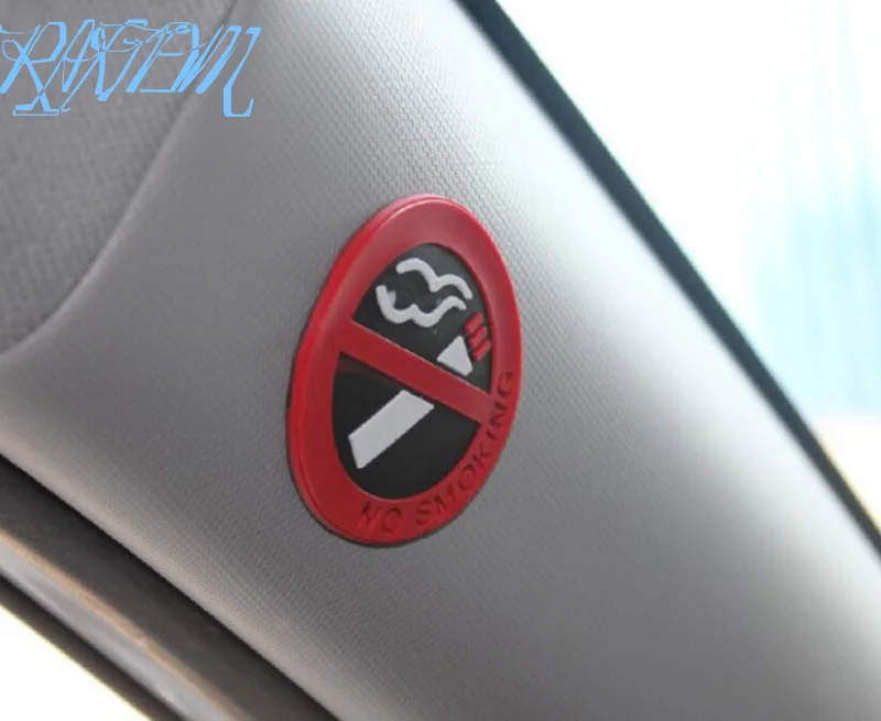 1 шт. автомобильный Стайлинг наклейка для автомобиля без курения для Ford Focus Kuga для Fiesta Ecosport Mondeo Escape Explorer Edge Mustang Fusion Flex