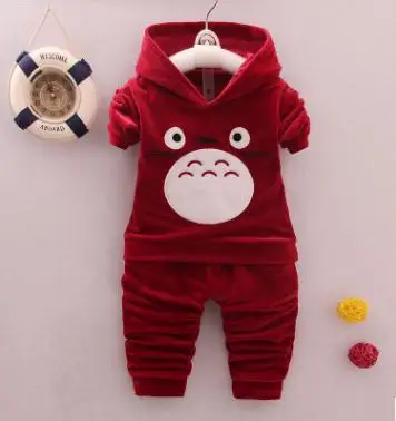 

Hooded Children's Sweatshirts 2019 Spring Autumn Kids Clothes High Quilty Baby Boy Cartoon Pullover Cute Baby Set QHQ034
