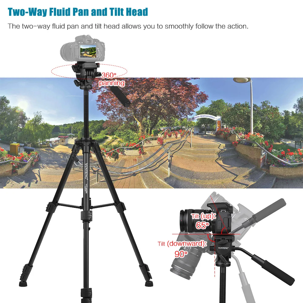 YUNTENG VCT-691 Camera Tripod 6