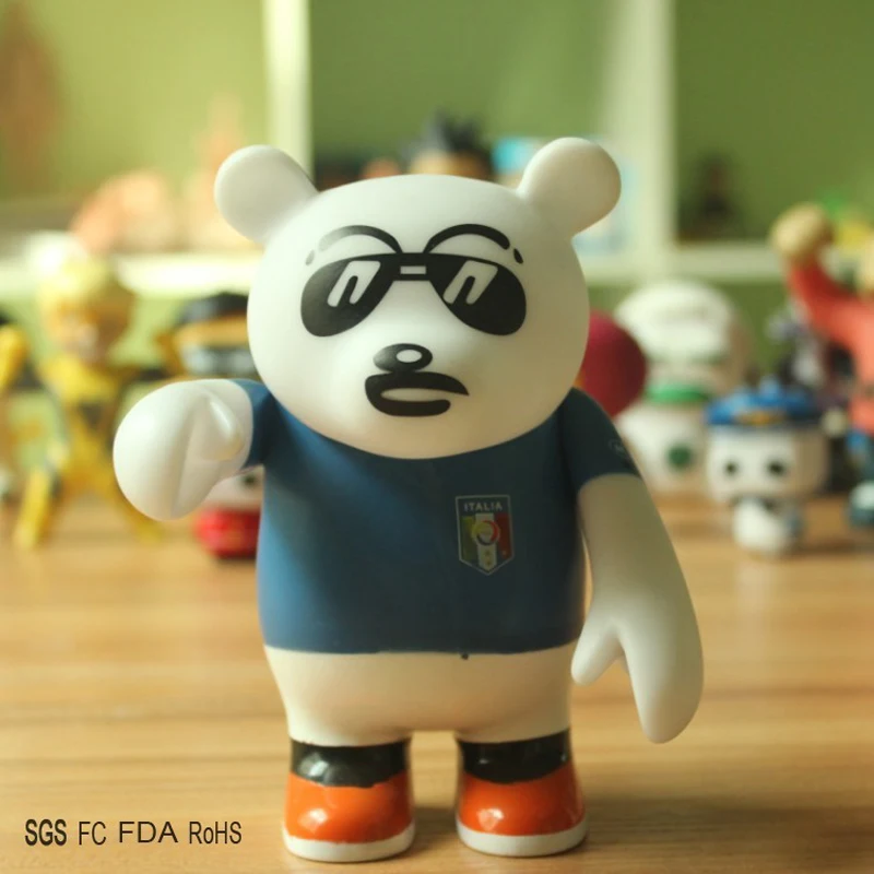 

2015 New Arrival PVC Figure Toy The World Cup Bearbrick Plastic Toys for Kid PVC Action Figure Toys Christams Gift Toy Wholesale