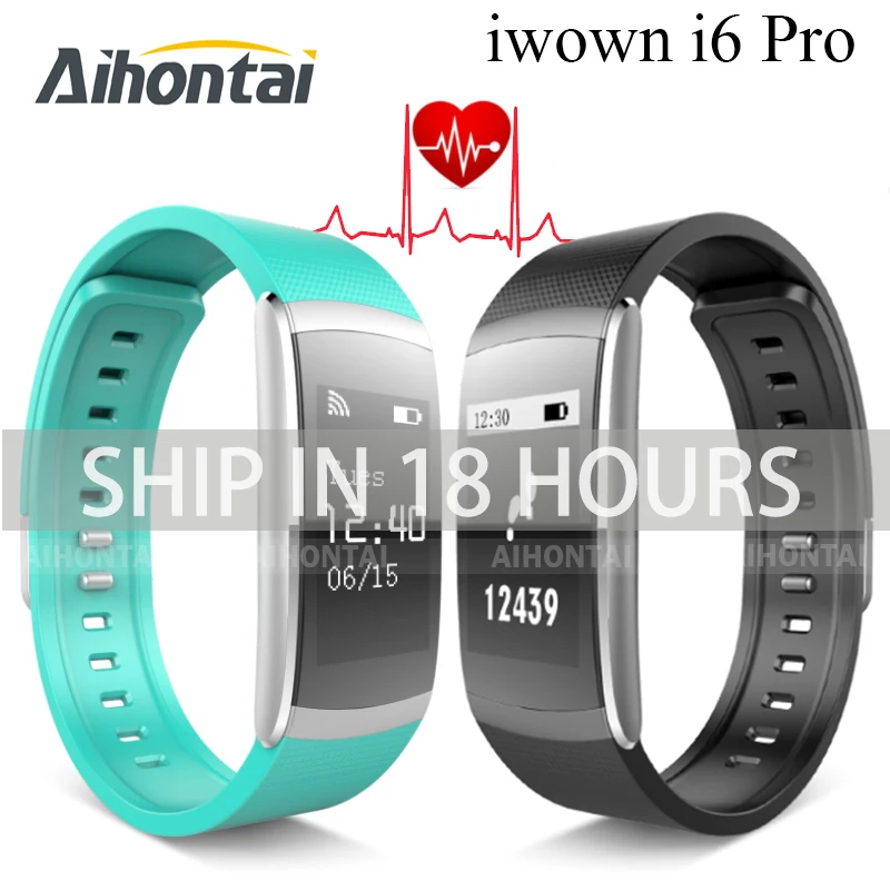 Aihontai I6 PRO Smart Wristband Heart Rate Monitor IP67 Waterproof Smart Bracelet Fitness Tracker support Andriod