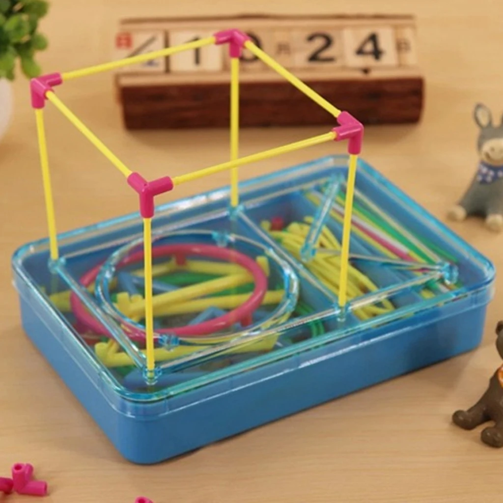 3D Geometric Model Building Assemble Kits Educational Toy for Math Geometry Taching Aids - Kid Student Supplies