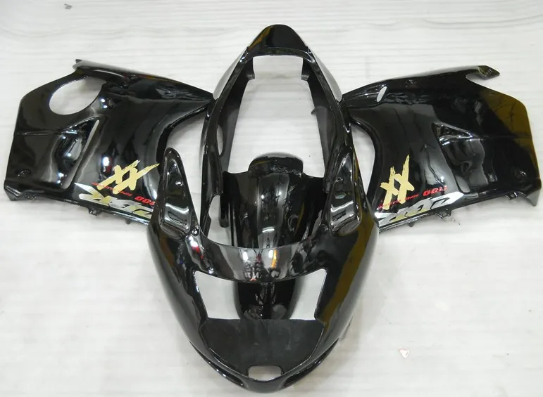 Для CBR1100XX обвес 96-97 Blackbird 1996-2007 черный Aftermarket Комплект мотоцикл ABS обтекатель(литье под давлением