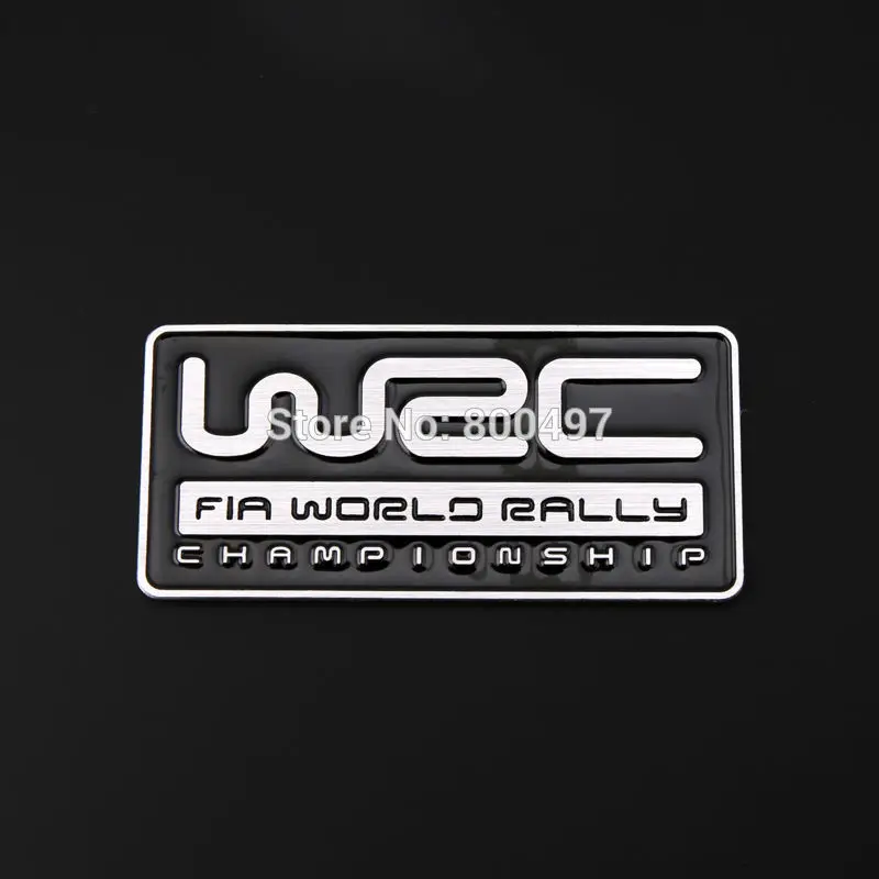 Новейшая 3D эмблема из алюминиевого сплава для WRC FIA Чемпионат мира по ралли