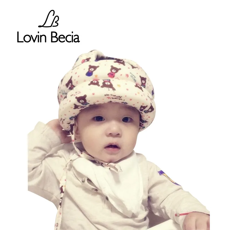 

LOVIN BECIA newborn Protect head helmet hats for kids prevent impact walk Wrestling sport baby play boy & girls cotton caps