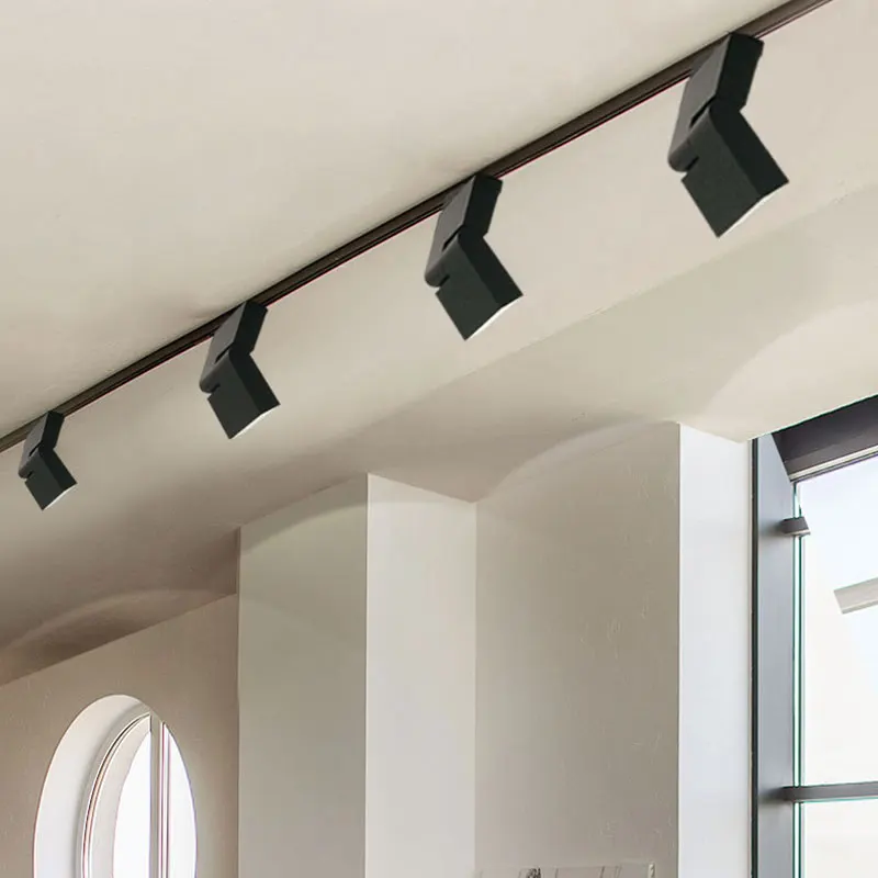 1pc 6w 12w Led Track Light Rotated Lighting Cob Spot Ceiling 1pc 6w 12w Led Track Light Rotated