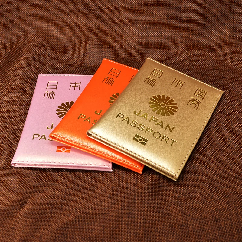 Милая мягкая японская Обложка для паспорта из искусственной кожи, розовый женский чехол для паспорта, японский Держатель для паспорта для девочек