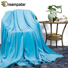 Dreampatar, мягкое теплое одеяло из кораллового флиса, зимнее покрывало, покрывало, диван, плед, механическая стирка, фланелевое одеяло s BD258B
