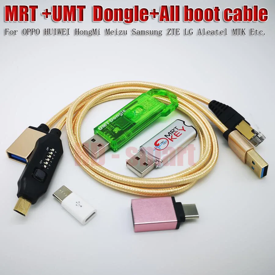 

100% original MRT Dongle 2 KEY + UMT Dongle + UMF All boot cable