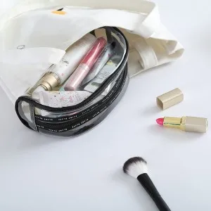 المياه واقية PVC حقيبة مستحضرات تجميل شفافة/الحقيبة beutican المنظم المكياج مكعبات تعبئة/حالة/داخل حقيبة المرأة كبيرة/متوسطة /صغيرة