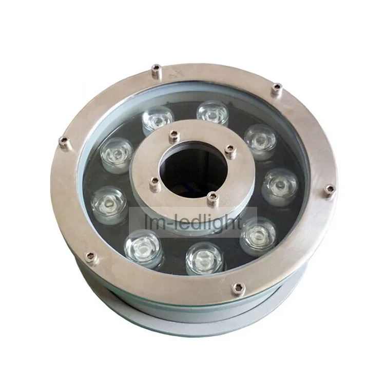 

24V led underwater light 9W IP68 onderwater verlichting RGB warm / netural / cold white pink projecteur piscine free ship 2pcs